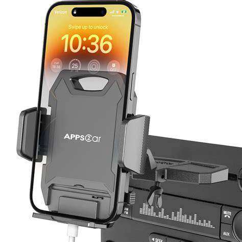 APPS2Car Sturdy CD Slot Phone Mount with One Hand .